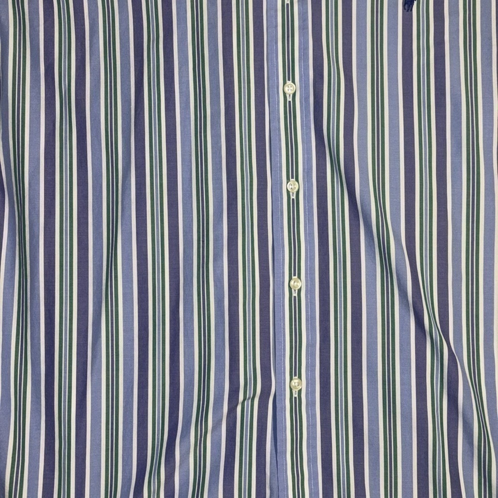 Ralph Lauren Blake Striped Button Up Shirt XL - Picture 7 of 10